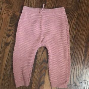 Kids H&M blush textured pants